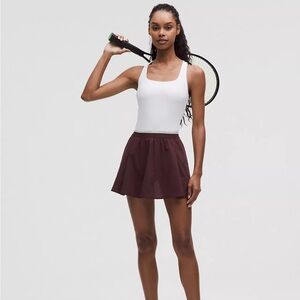 NWOT lululemon Perforated Narrow Waistband Tennis Skirt